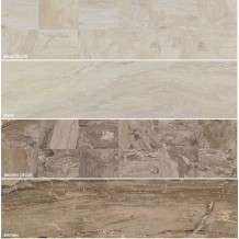 MARMI COLORI: Brown -Decor -Beige  Γυαλιστερά1° 25x75cm