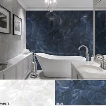NEW ONYX: White/ Blue Δαπέδου & Τοίχου: Γυαλιστερά Lux 60x120cm