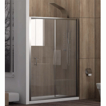 Καμπίνα από τοίχο σε τοίχο 150x190h ΚARAG New Flora 500 Κρύσταλλο 6mm Ασφαλείας Διαφανές